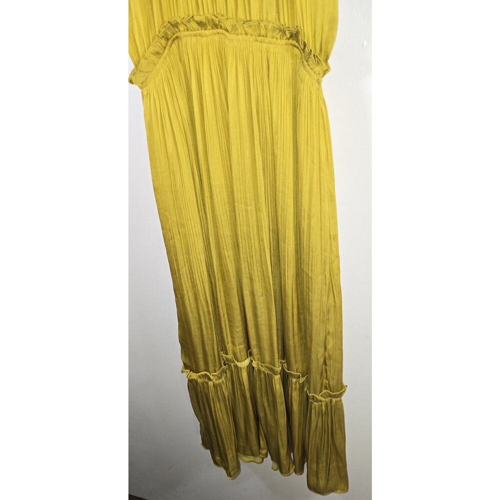 Anthropologie Mustard Yellow Maxi Dress - Picture 6 of 8